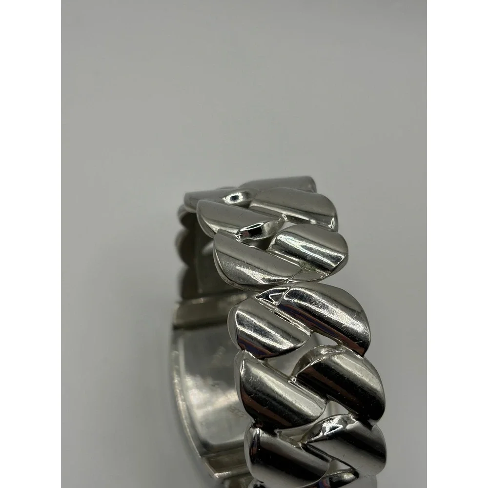 Studio Time Silver‎ Tone Rectangular Face Quartz Women's Watch